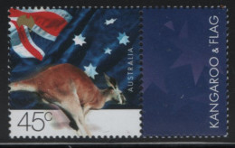 Australia 2000 MNH Sc 1832 45c Kangaroo, Flag + Label - Neufs