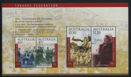 Australia 2000 MNH Sc 1838b Towards Federation Sheet Of 4 - Ongebruikt