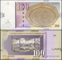 Macedonia 100 Denari. 2005 Unc. Banknote Cat# P.16f - Macedonia