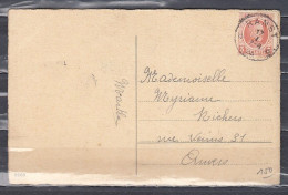 Postkaart Van Ranst (sterstempel) Naar Anvers - Sternenstempel