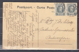 Postkaart Van Ranst (sterstempel) Naar Antwerpen - Sternenstempel