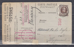 Postkaart Van Rotselaer (sterstempel) Naar Wygmael - Postmarks With Stars