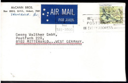 Australia 1982 Eastern Water Dragon 75c On Air Mail Letter To Germany - See Notes - Covers & Documents