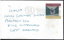 Australia 1988 Ancestor Dreaming $1 On Letter To Germany - Briefe U. Dokumente