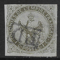 Francia France 1859 Colonies Emissions Générales Aigle Impérial C1 YT N.1 US - Águila Imperial
