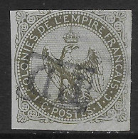 Francia France 1859 Colonies Emissions Générales Aigle Impérial C1 YT N.1 US - Eagle And Crown