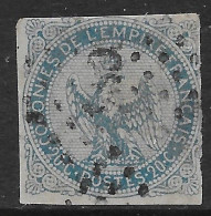 Francia France 1859 Colonies Emissions Générales Aigle Impérial C20 YT N.4 US - Eagle And Crown