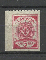 LETTLAND Latvia 1919 Michel 7 B * - Lettland