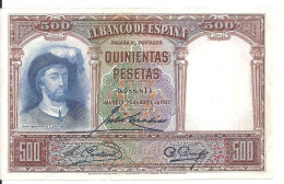 ESPAGNE 500 PESETAS 1931 XF P 84 - [ 4] 1975-… : Juan Carlos I