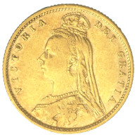 Royaume-Uni-Demi-Souverain Victoria  1892 Londres - 1/2 Sovereign