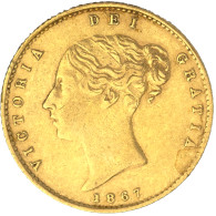 Royaume-Uni-Demi-Souverain Victoria  1867 Londres - 1/2 Sovereign