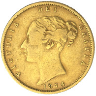 Royaume-Uni-Demi-Souverain Victoria  1874 Londres - 1/2 Sovereign