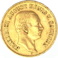 Allemagne-Royaume De Saxe-20 Marks Frédéric Auguste 1905 Muldenhütten - 5, 10 & 20 Mark Oro