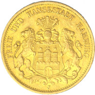 Allemagne-20 Marks Ville D'Hambourg 1893 - 5, 10 & 20 Mark Gold