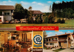 73954891 Eichstaett_Oberbayern Waldgasthof Gelaender Gastraum Terrasse - Eichstaett