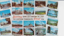 Bienvenue Dans Les Cantons De L'Est  Sherbrooke Québec Canada Carte Multi Vues Granby Victoriaville, Coaticook Asbestos - Sherbrooke