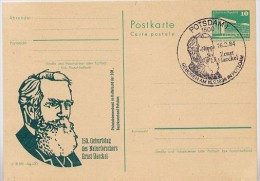ERNST HAECKEL Potsdam 1984 East German Postal Card P84-3-84 Special Print C60 - Medicina