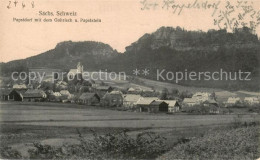 73806914 Papstdorf Gohrisch Mit Papststein  - Gohrisch