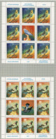CROATIA KRAJINA 1997, Bird, Birds, 2x Sheet Of 8v, MNH** - Parrots