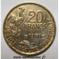 GADOURY 865 - 20 FRANCS 1950 - TYPE G.GUIRAUD - 3 PLUMES - KM 917 - TTB - 20 Francs