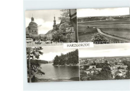 71950028 Harzgerode Markt Rathaus Teufelsteich  Harzgerode - Harzgerode