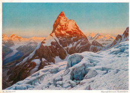 73930504 Reschreiter_Rudolf_Kuenstlerkarte Ulpengluehen Am Matterhorn - Kley
