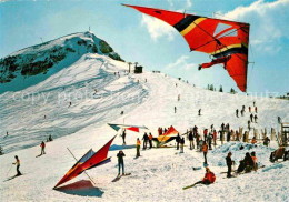 72650209 Drachenflug Tannheim Tirol Neunerkoepfle Gundlift  - Parachutespringen