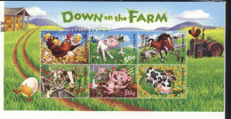 AUSTRALIA 2005 STAMP COLLECTING MONTH  " DOWN ON THE FARM  " SHEET  MNH - Blocks & Sheetlets