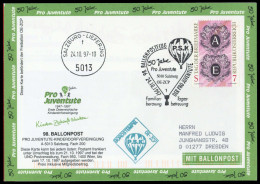 1997, Österreich, RBF 98a + U, Brief - Machine Postmarks