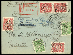 1925, Lettland, 92 (2), 93 (4), Brief - Lettland