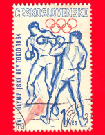 CECOSLOVACCHIA - Usato - 1963 - Giochi Olimpici Estivi 1964 - Tokyo (I) - Sport - Pugilato - 1 - Gebraucht