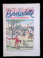 Illustré Catholique Des Fillettes, Hebdomadaire, 8 Juillet 1951, N° 240,  Frais Fr 2.25 E - Bernadette