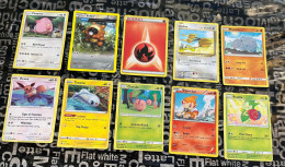 3-2-2024 - Pokémon Card - Selection Of 10 POKEMON Circulated Cards (as Seen On Scan) No Swapping Possible - Lots & Collections