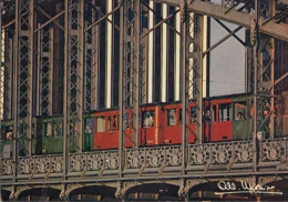 Carte  Photographes -  Albert Monier  -  Paris -  Passerelle D'Austerlitz - Le Métro Aèrien  : Achat Immédiat - Monier