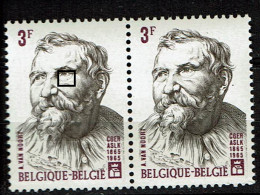 1324  Paire  **  T 1  Point Sous L'oeil Gauche - 1961-1990