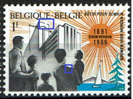 1361  **  LV 2  Arête Brisée Et Point Blanc épaule - 1961-1990