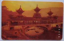China Telecom Y30 Chip Card - Wind Rain Bridge Of Guizhou Province ( 4-2 ) - China