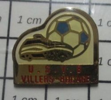 615c Pin's Pins / Beau Et Rare / SPORTS / FOOTBALL CLUB USVB VILLERS BOCAGE CALVADOS NORMANDIE - Football