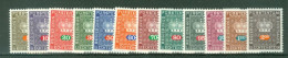 Liechtenstein  Service  Yvert  45/56  * *  TB   - Dienstzegels