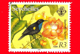 SEYCHELLES - USATO - 1993 - Fauna E Flora - Uccelli - Colibri - Seychelles Sunbird (Cinnyris Dussumieri) - R 3 - Seychelles (1976-...)