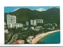 CPM  BEACH ON HONG CONG ISLAND (voir Timbre ) - Chine (Hong Kong)