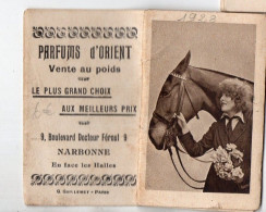 Narbonne (11) Calendrier1928 PARFUMS D'ORIENT  (vente Au Poids) (PPP46247) - Profumeria Antica (fino Al 1960)