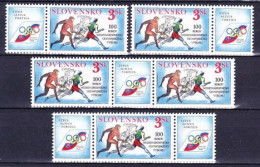 ** Slovaquie 1994 Mi 194 WZ+Zf, (MNH)** - Nuovi