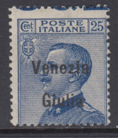 ITALIA - VENEZIA GIULIA - N. 24ec - Cat. 150 Euro - Varietà Dentellatura Spostata In Alto - Linguellat0 - MH* - Venezia Giuliana