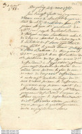 GENERALITE DE PARIS 1781 - Cachets Généralité