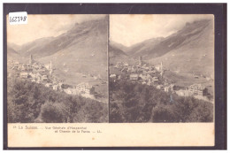 HOSPENTHAL ET FURKA  - CARTE STEREOSCOPIQUE - TB - Hospental