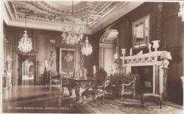 Postcard The Cedar Drawing Room Warwick Castle RP By Walter Scott  My Ref B14853 - Warwick