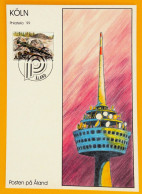 Åland 1999 - Exhibition Card Köln Philatelia '99 - Bronze Age Stamp Mi 153 - Colonius Cologne, Germany - Aland