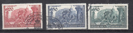 Liechtenstein 1939 Mi Nr 180 - 182 , Huldiging Vorst Franz Josef II - Gebraucht