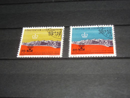 LIECHTENSTEIN   SERIE  389-390  GEBRUIKT (USED) - Usados